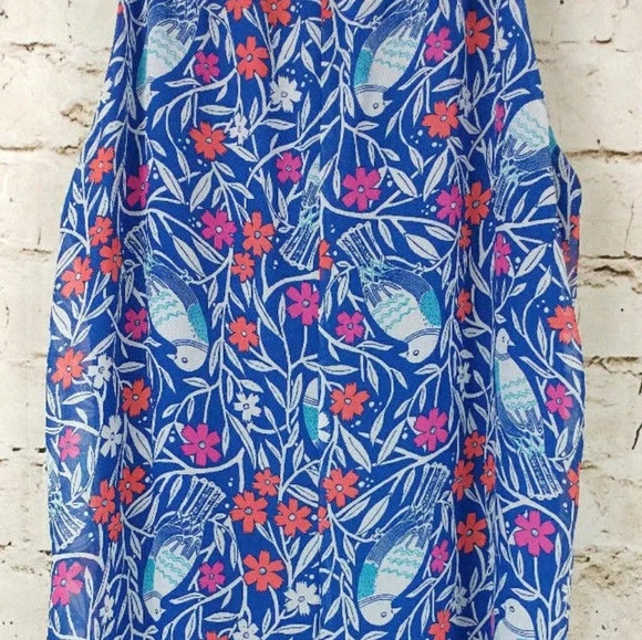 🚫SOLD🚫 Old Navy Novelty Bird Print Maxi Dress - Picture 4 of 8